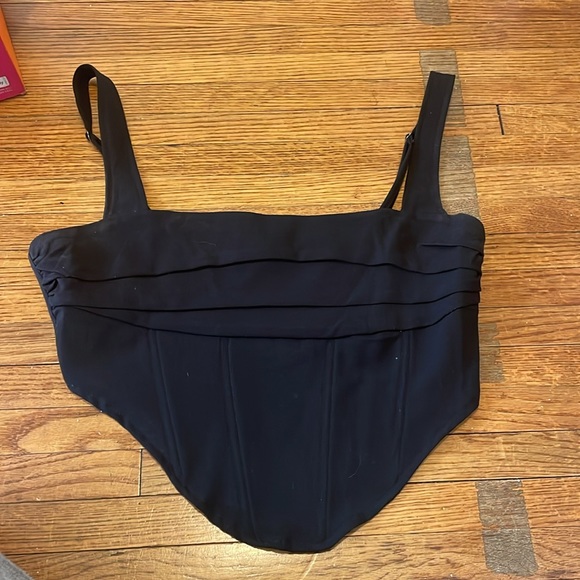 Forever 21 ruched corset crop top size medium - Picture 4 of 6